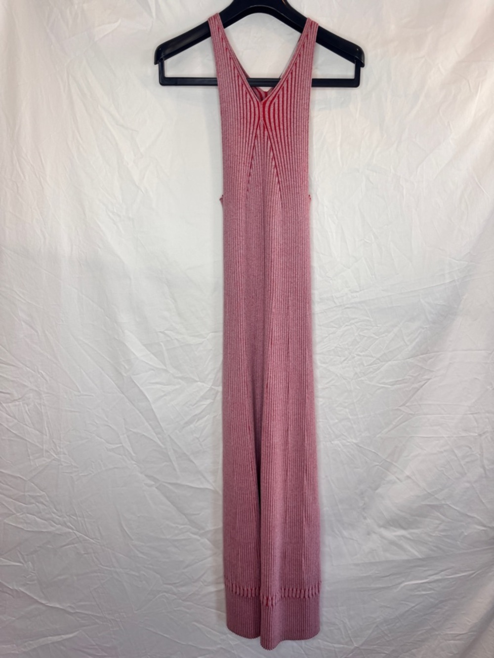 Proenza Schouler Ribbed Knit Maxi Dress in Dusty Rose